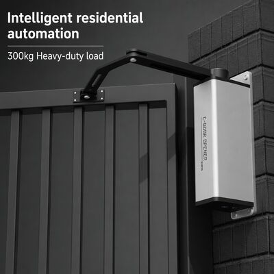 Aluminum Alloy Swing Gate Opener DC Brushless Motor 300kg Load Capacity For Hotel / Commercial Doors
