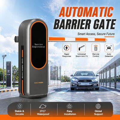 1.5 Million Cycle Boom Barrier with DC Brushless Motor Soft Start Stop and 26 Programmable Functions for Heavy Duty Parking