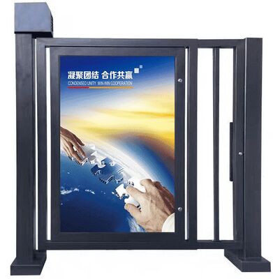 Advertised Turnstile Gate Access Control System Smart Advertising Pedestrian Gate