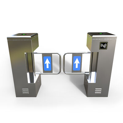 Electric Security Vertical Revolving Turnstile Gate , Automatic Swing Gate Turnstile