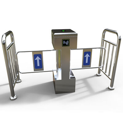 Electric Security Vertical Revolving Turnstile Gate , Automatic Swing Gate Turnstile