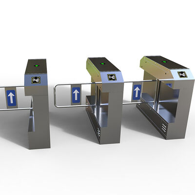 Automatic Access Control Swing Barrier Gate Facial Recognition Revolving Turnstile