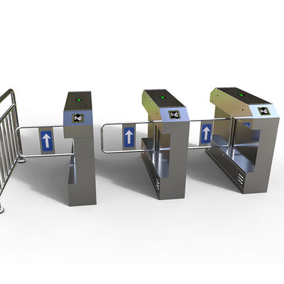 Automatic Access Control Swing Barrier Gate Facial Recognition Revolving Turnstile