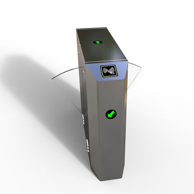 Flap Revolving Turnstile Gate Anti Pinch Facial Recognition Turnstile Access Control