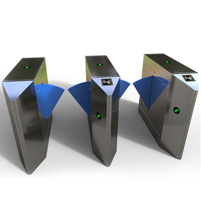 High-Security Revolving Flap Barrier Turnstile for Corporate Office Environments