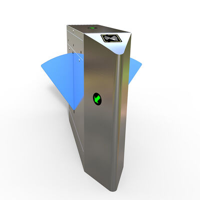 Office Building Turnstiles Access Control , IP66 Safety Flap Barrier Access Control System