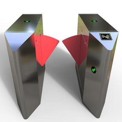 Office Building Turnstiles Access Control , IP66 Safety Flap Barrier Access Control System