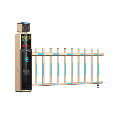 All In One License Plate Recognition Barrier Gate Turnstile Machine