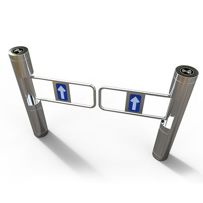Supermarket Swing Gate Turnstile , 304 Stainless Steel Turnstile Gate Access Control