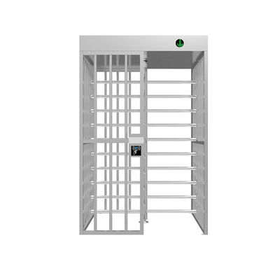 Antirust Full Height Turnstile Gate , Stainless Steel Revolving Turnstile Anti Tailgating