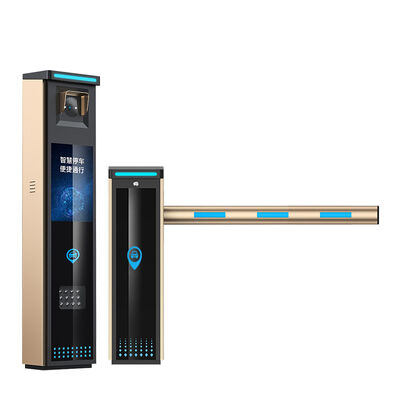 Parking License Plate Recognition Turnstile Toll Collection System With LED Display Screen