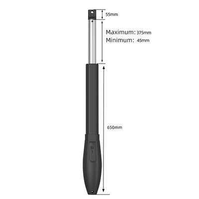 60W Aluminum Door Opener Straight Arm Pull Arm Swing Arm Gate Opener For Hotel