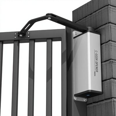 Large Load Bearing Aluminum Automatic Door Opener Closer Anti Theft IP65 Protection