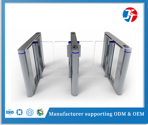 Collision Avoidance Flap Barrier Turnstile For Gate Access Management Access Control System