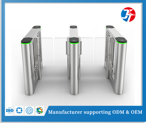 Stainless Steel Revolving Turnstile Access Control Anti Pinch For Gate Access Management