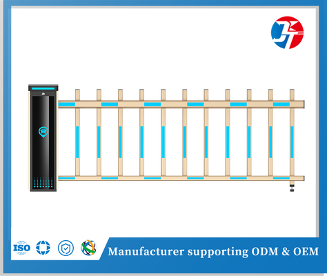Fence Type Turnstile Barrier Gate Access Control System Aluminium Alloy Material