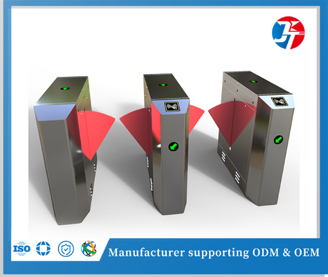 High-Security Revolving Flap Barrier Turnstile for Corporate Office Environments