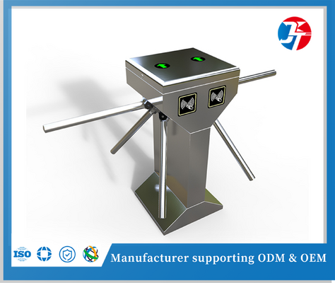 Three Roller Revolving Door Turnstile , Automatic Tripod Turnstile Access Control
