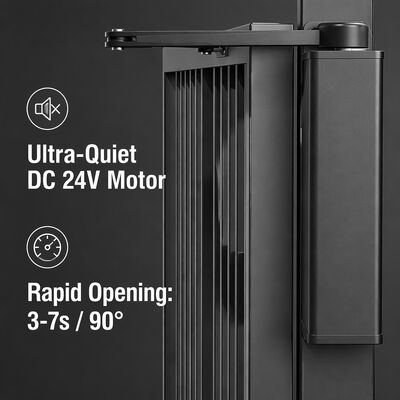 DC Brushless Motor Gate Opener 300kg Load Capacity Easy Operation Side Installation