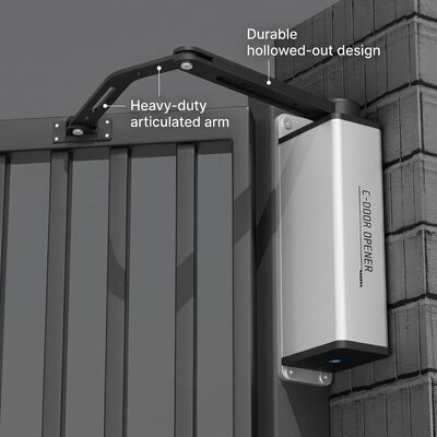 Aluminum Alloy Swing Gate Opener DC Brushless Motor 300kg Load Capacity For Hotel / Commercial Doors