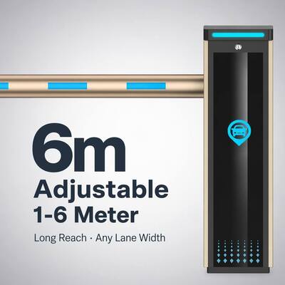 Boom Barrier with Brushless Motor 1 to 6m Arm and OEM Support for Parking Lot and Residential Gate Control