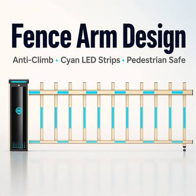 Boom Barrier with Brushless Motor 1 to 6m Arm and OEM Support for Parking Lot and Residential Gate Control