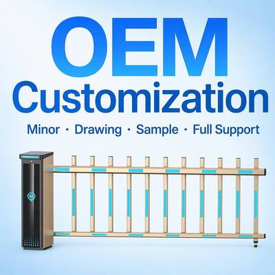 Boom Barrier with Brushless Motor 1 to 6m Arm and OEM Support for Parking Lot and Residential Gate Control