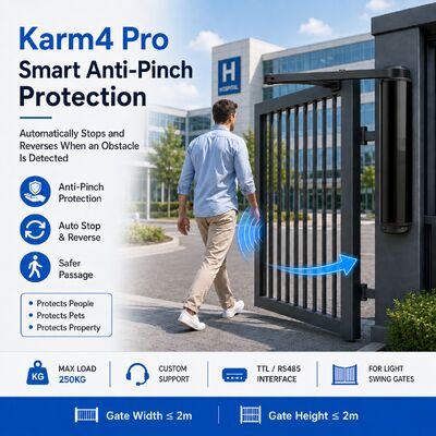 Karm4 Pro 24V Light Duty Gate Opener , Industrial Automatic Gate Openers Access Control